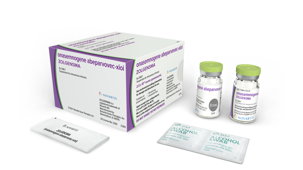 ZOLGENSMA packaging and vials